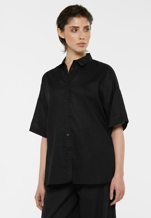KURZARM BAIA AUS - Hemdbluse - black