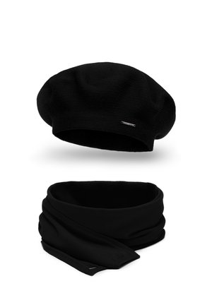 7005 BERET AND SCARF SET - Écharpe - black
