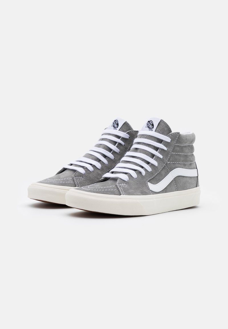 Vans Sk8 Hi Skateboardove Boty Drizzle Snow White Svetle Seda Zalando Cz