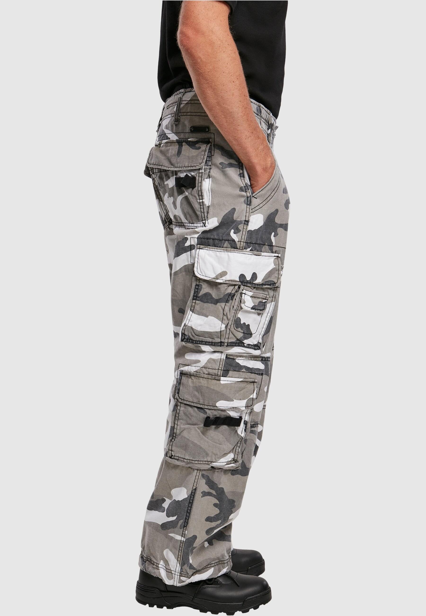 Pantaloni Cargo Mimetica Donna Zodls - Vita Alta, Cotone Leggero, Con Tasche, Per Outdoor E Casual - Grigio - XL