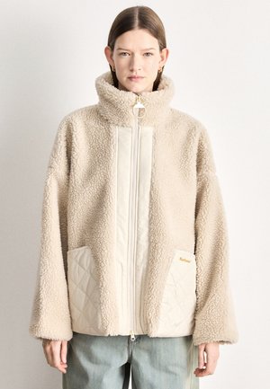 BRAWBY - Fliisjakk - silver cloud/oatmeal