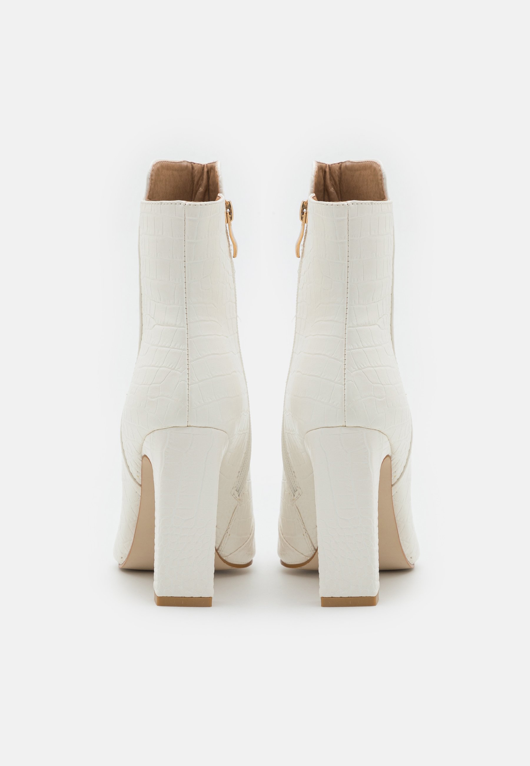 RAID Wide Fit ESMEE - Enkellaarsjes met hoge hak - white/wit - Zalando.be