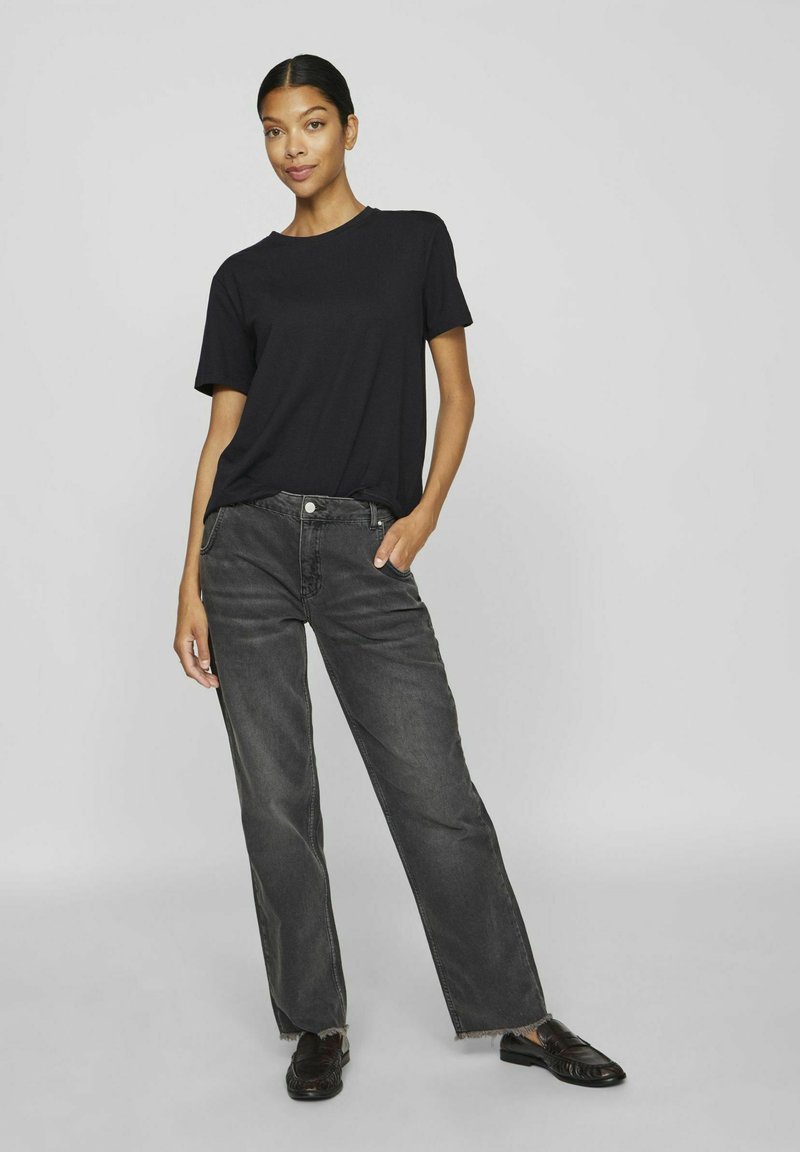 T-shirt Donna Vila Vimodala, Scollo A V, Maniche Corte, Taglio Dritto