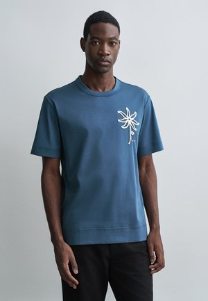 PEDRO - T-shirts med print - denim blue