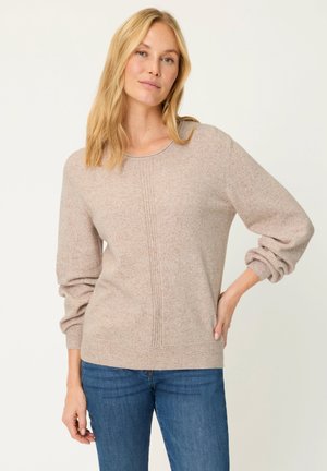PULLOVER HENNY - Strickpullover - beige