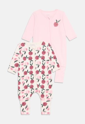 Name it, NBFNIGHTSUIT 2 PACK - Overal na spanie - jet stream/parfait pink
