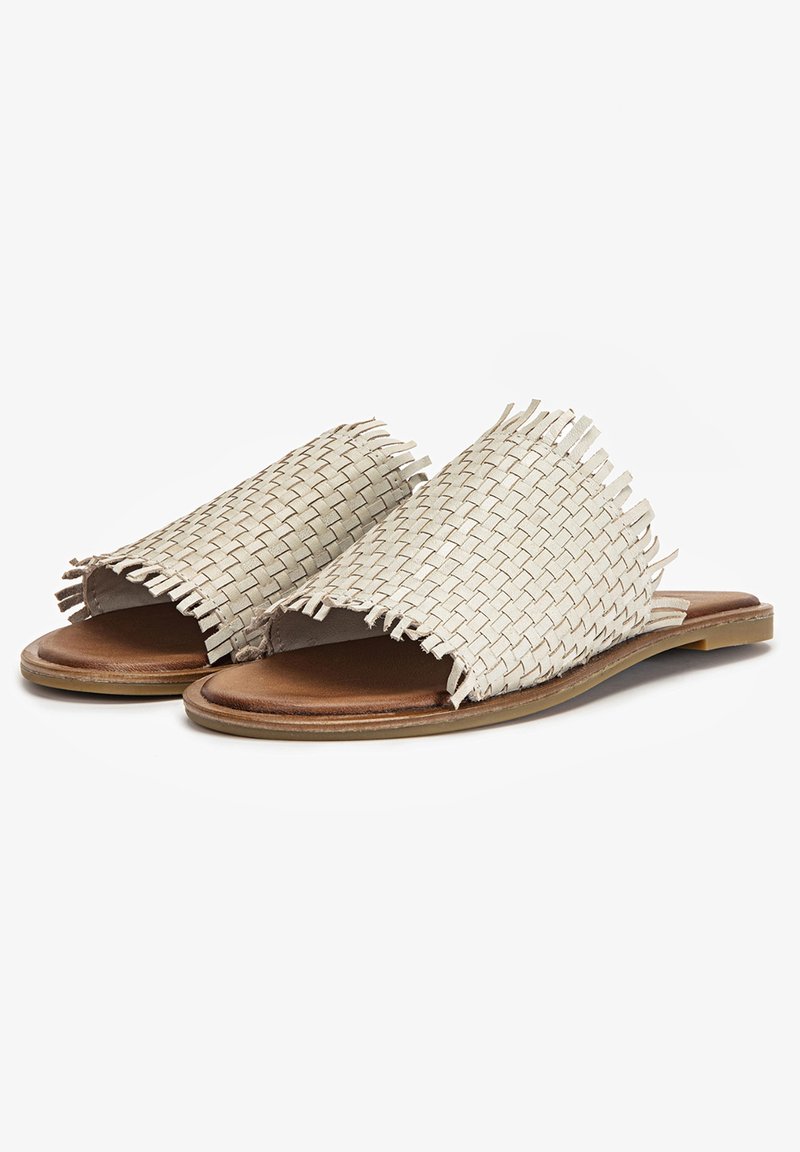 Damen Sneaker | Inuovo INUOVO Pantolette flach beige - YG42179 Damen Sneaker | Inuovo INUOVO Pantolette flach beige - YG42179