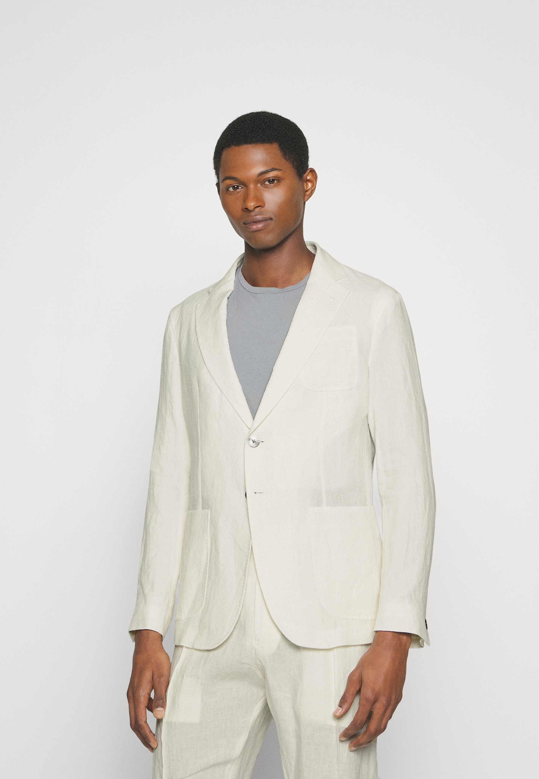 armani white suit