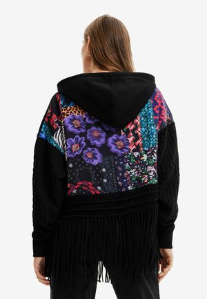 Jersey con capucha - black