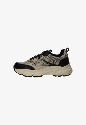 Posh by Poelman, C1210827DUR - Sneakers laag - black beige combination