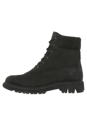 Botines con cordones - black