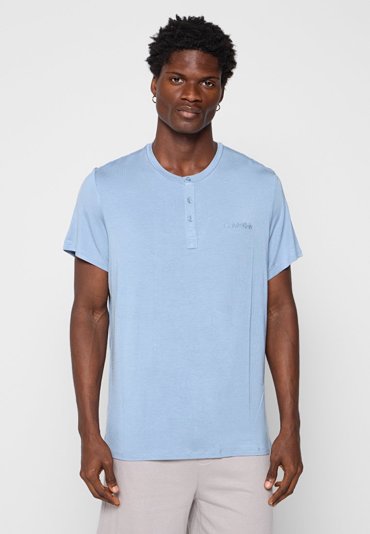 Calvin Klein Pyjamashirt lichtblauw Calvin Klein Pyjamashirt lichtblauw