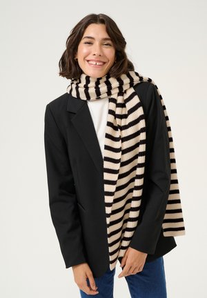 Kaffe NIA - Sjaal - sanddollar black stripe