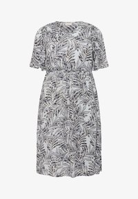 Pasirinkta, blue leaf print