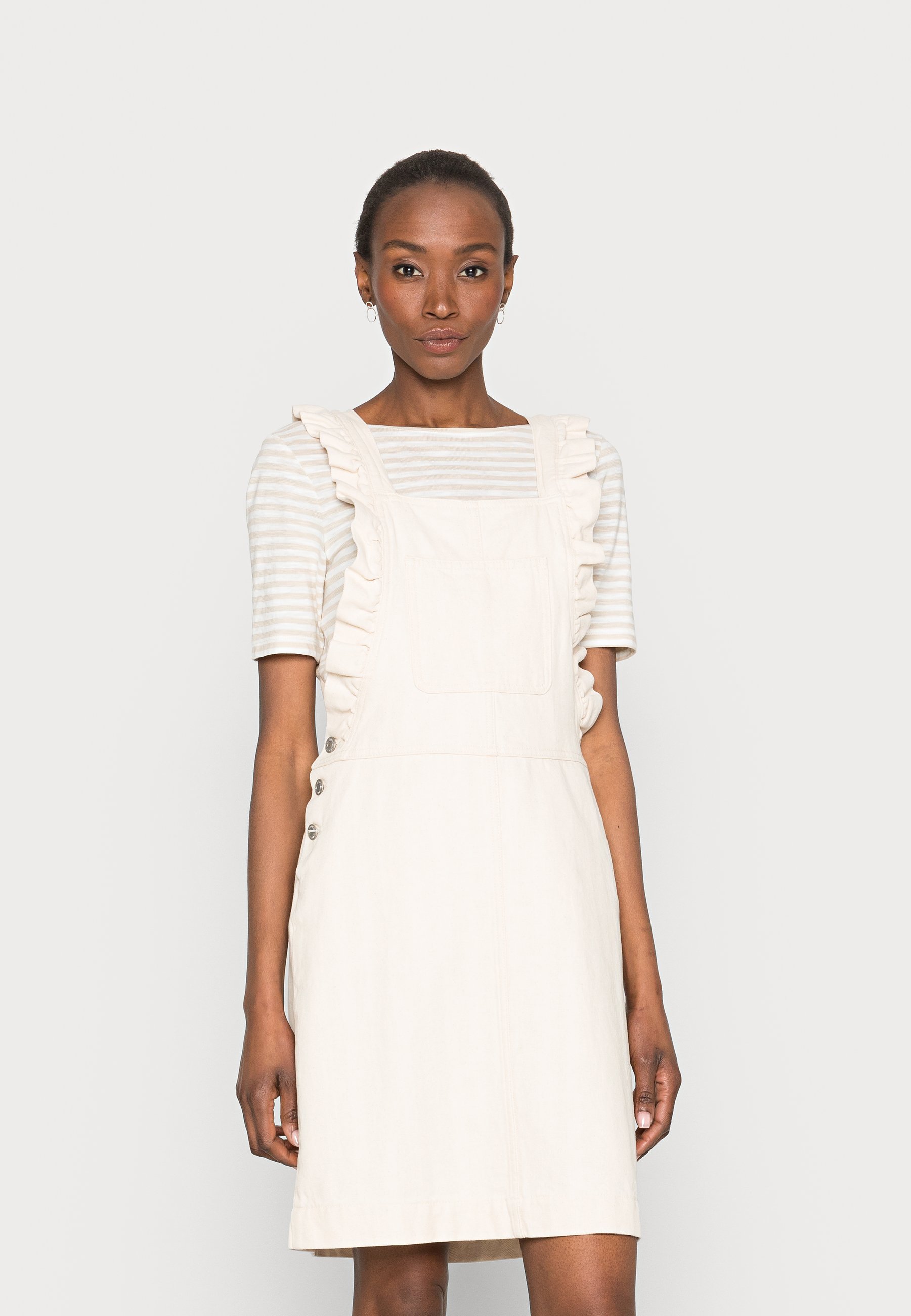 TOM TAILOR DENIM DUNGAREE SKIRT - Denim 