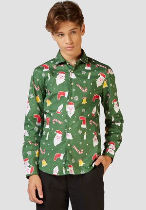 OppoSuits SANTABOSS - Vapaa-ajan kauluspaita - green