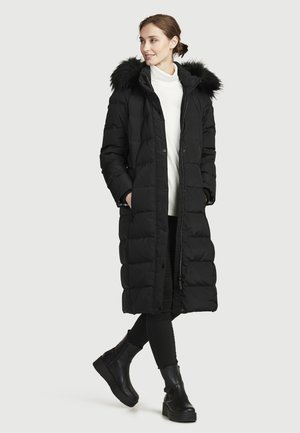 Daunenmantel - black