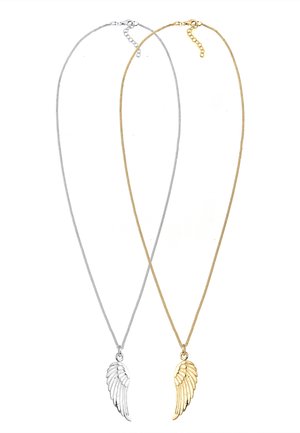 PARTNER CHAIN WINGS - Necklace - silberfarben