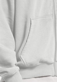 ZIP HOODY - Cipzáras pulóver - grey washed