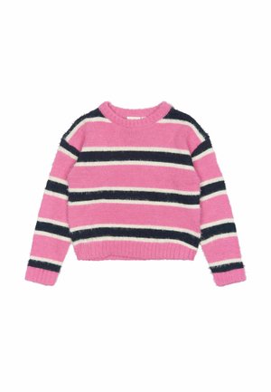 PALMINA - Pullover - ibis rose striped