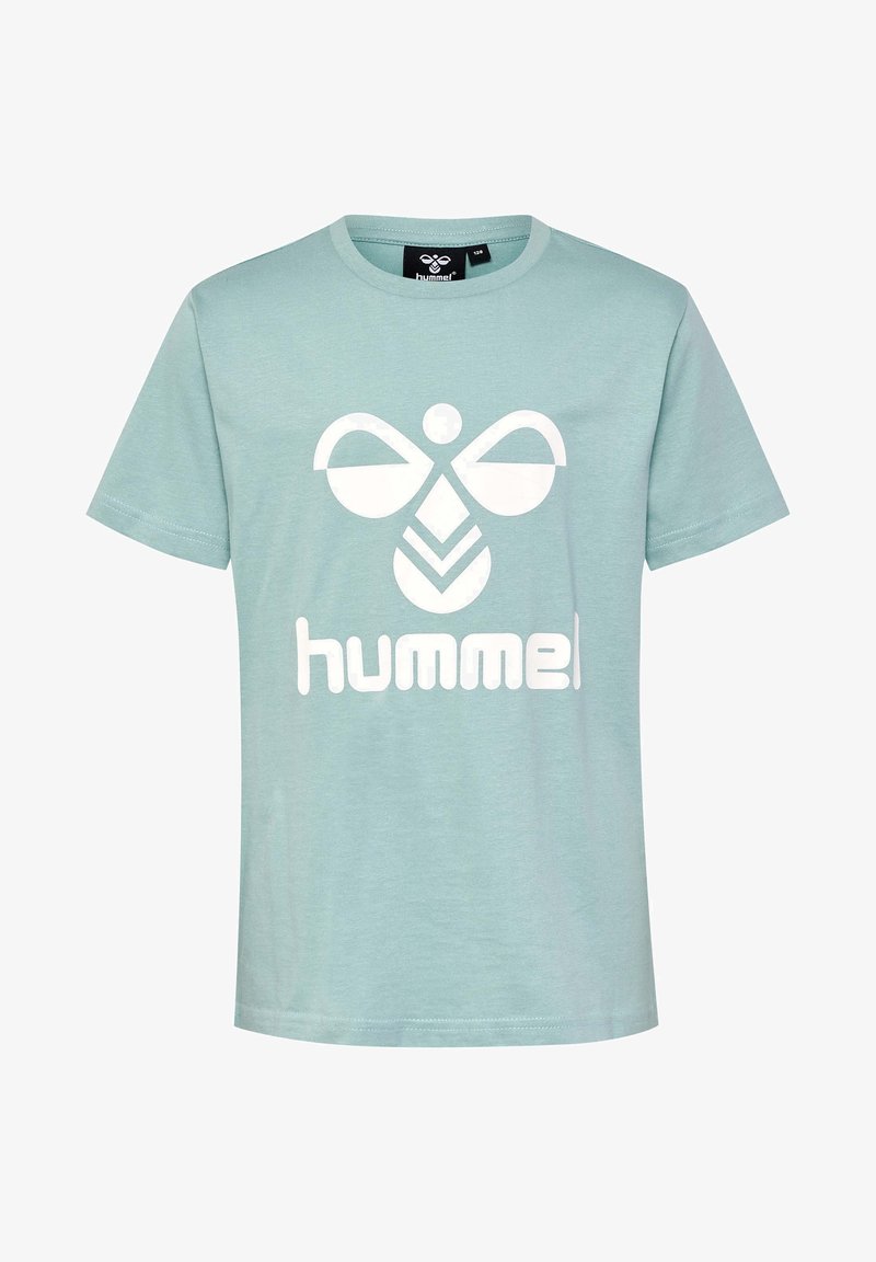 Hummel TRES S/S - T-Shirt print - blue surf