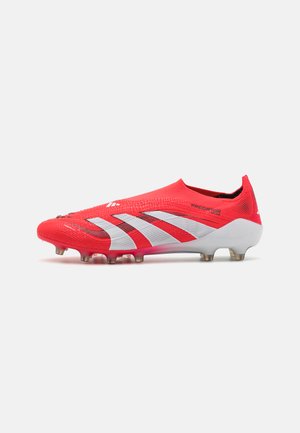 PREDATOR ELITE LACELESS ARTIFICIAL GRASS - Football boots artificial grass - lucid red/footwear white/core black