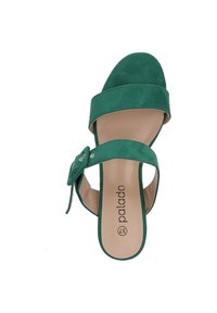 Palado Pantofle na podpatku - green