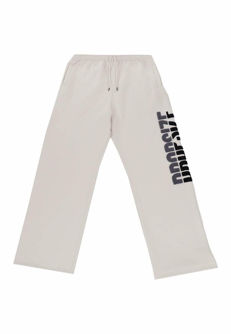 Dropsize SPLIT FROTTEE EMBO - Jogginghose - clear grey/grau - Zalando