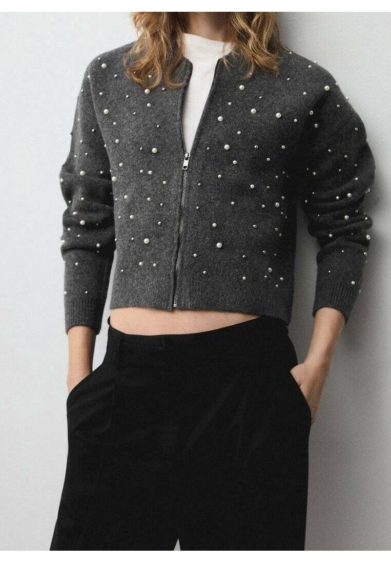Mango Overgangsjakke - mottled light grey