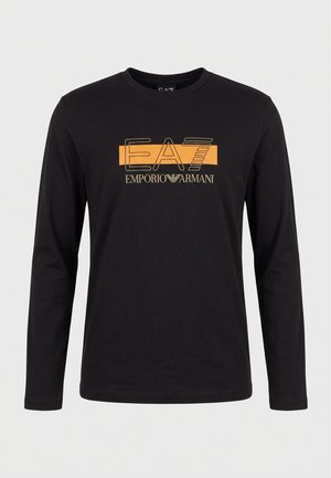 EA7 Emporio Armani, TRAIN VISIBILITY TEE - Блуза с дълги ръкави - black beauty