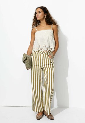 CROP  - Blouse - ecru