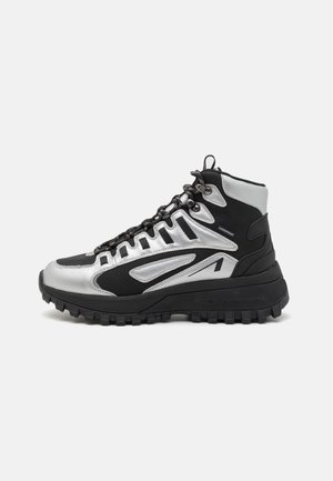 APAZE HIGHTOP UNISEX - Visoki športni copati - black/silver