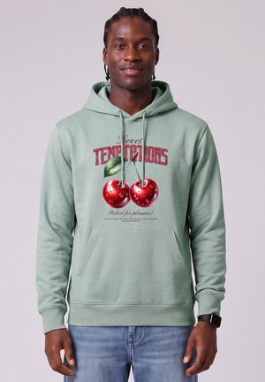 watapparel, SWEET TEMPTATIONS UNISEX - Sweat à capuche - aloe