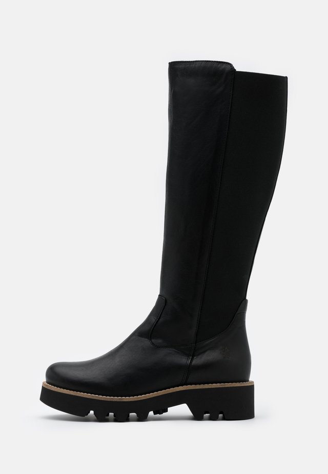 VIOLA - Botas con plataforma - black