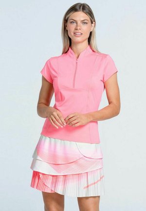 SWING ZIP SHORT SLEEVE - T-shirt basic - light pink