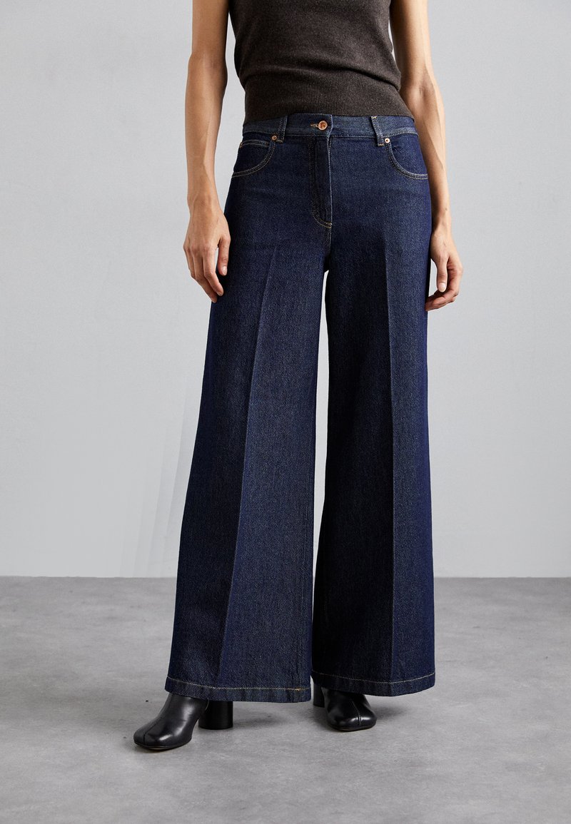 ASPESI PANTALONE  - Wide Leg - denim