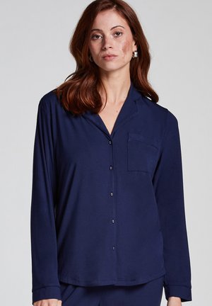 Hunkemöller ESSENTIAL  LONGSLEEVED  - Pyjama top - blue