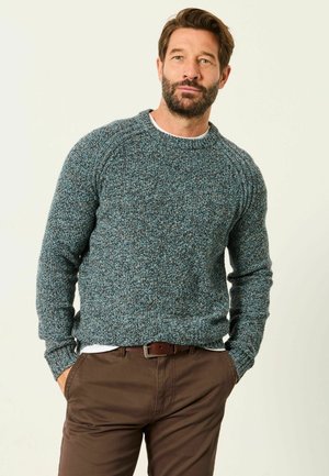FatFace, TALL FIT - CREW NECK JUMPER - Strickpullover - teal blue