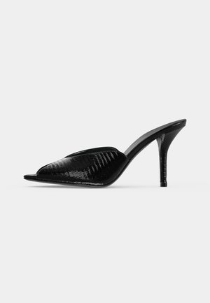 GIABORGHINI, ROMI - Heeled mules - black
