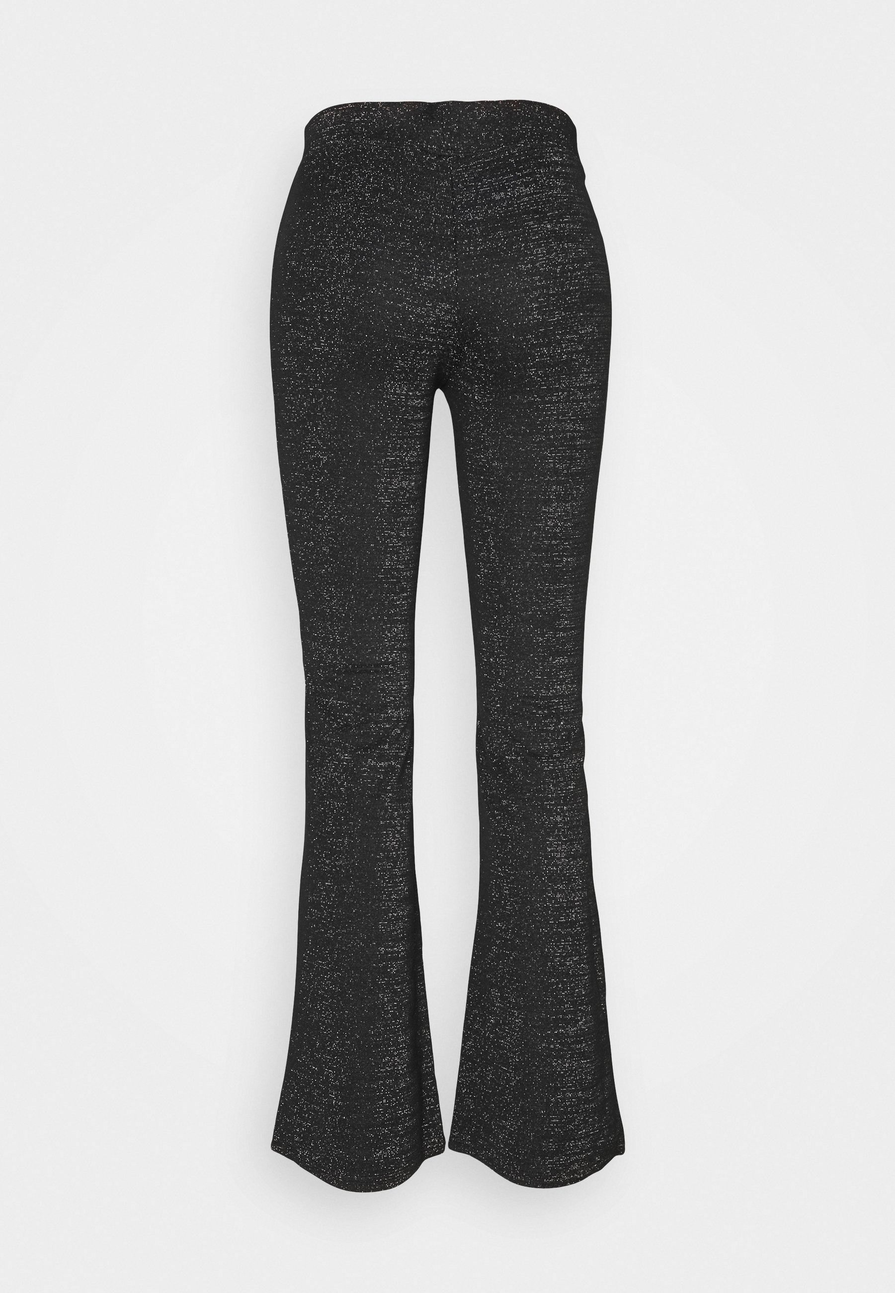 ONLPAIGE FLARED GLITTER PANT Bukse black ONLPAIGE FLARED GLITTER PANT Bukse black