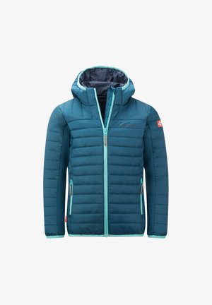 TROLLKIDS, KIDS EIKEFJORD JACKET UNISEX - Outdoor jacket - dark marine/arctic blue/mystic blue