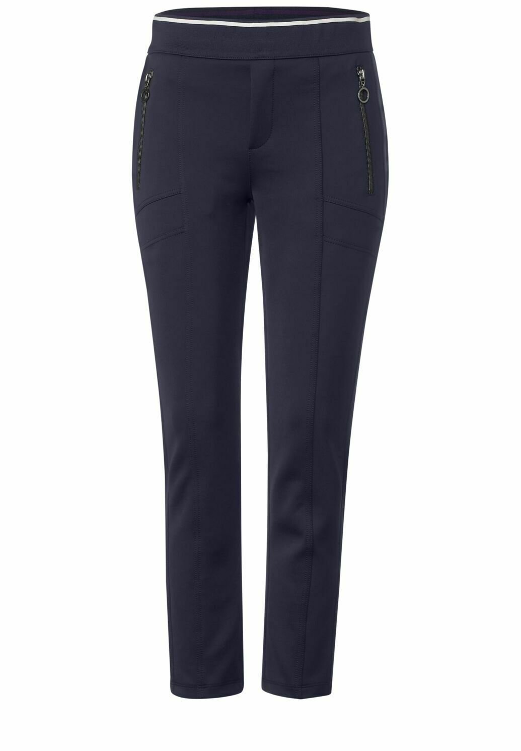 STREET ONE Damen T-Shirt 3/4 Arm - Basic Top Mit U-Boot Ausschnitt Aus Jersey-Baumwolle