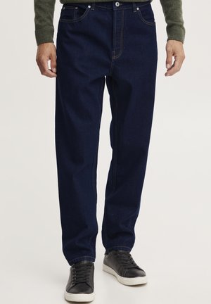 DAD FIT - Jeans straight leg - dark blue denim