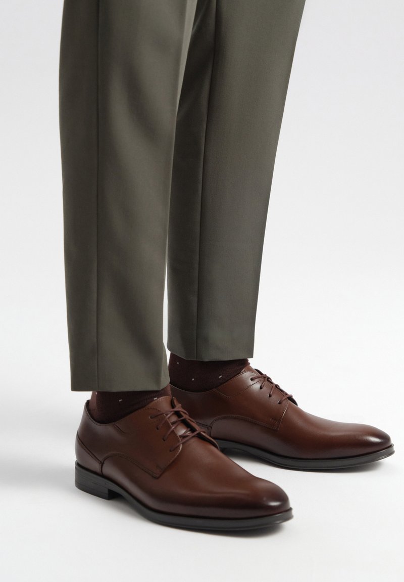 RYŁKO - Biznesowe buty sznurowane