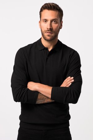 JP1880, BASIC BAUCHFIT - Polo - black