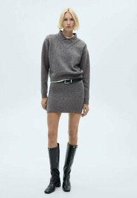 Mango SCHOOL - Svetr - anthracite
