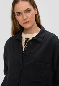 s.Oliver OVERSIZE-LOOK - Pogājama blūze - schwarz