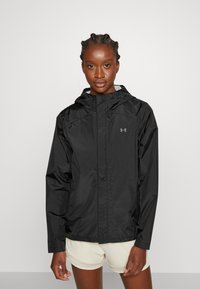 Under Armour - CLOUDSTRIKE JACKET - Waterproof jacket - black/pitch gray Thumbnail Image 1
