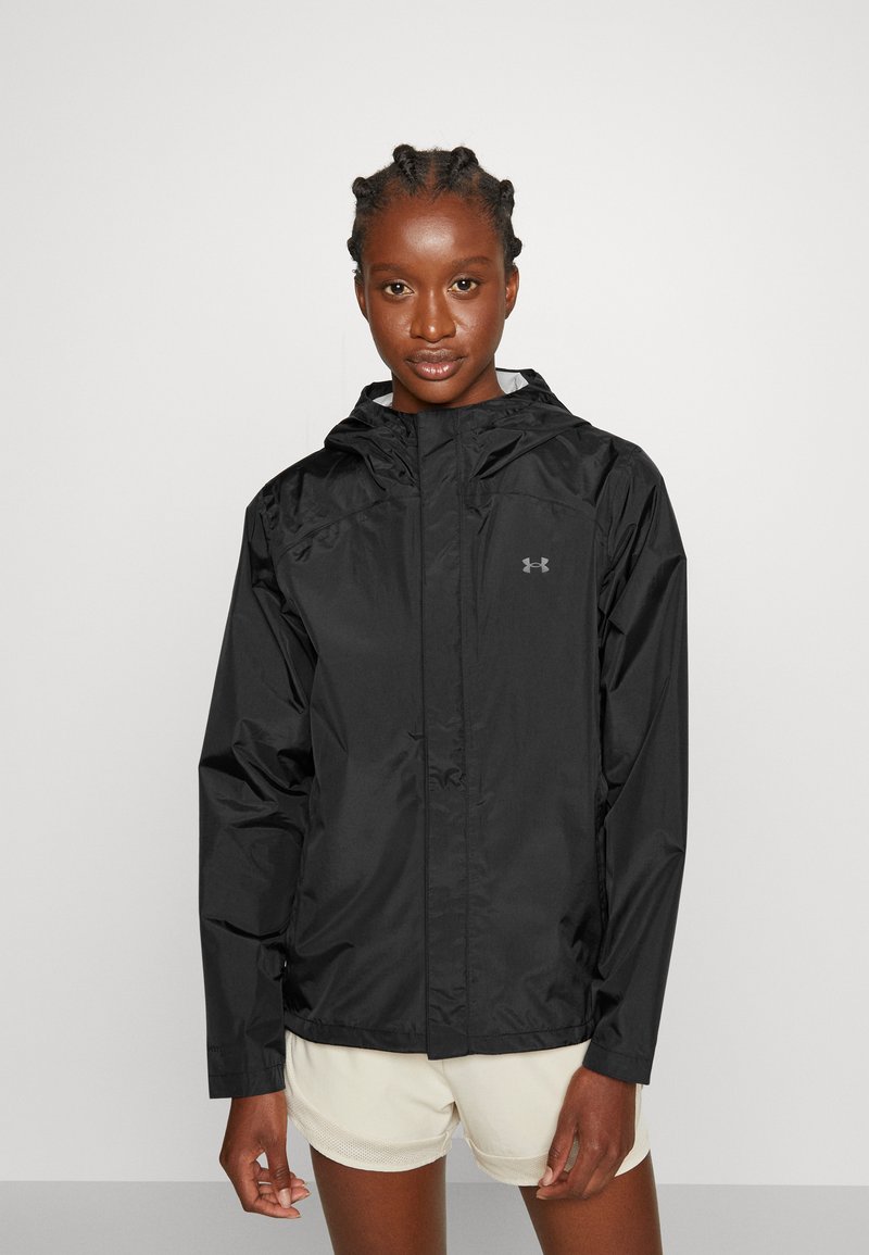 Under Armour - CLOUDSTRIKE JACKET - Waterproof jacket - black/pitch gray, Enlarge