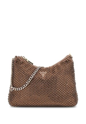 ZALINA TOP ZIP SHOULDER  - Sac à main - bronze